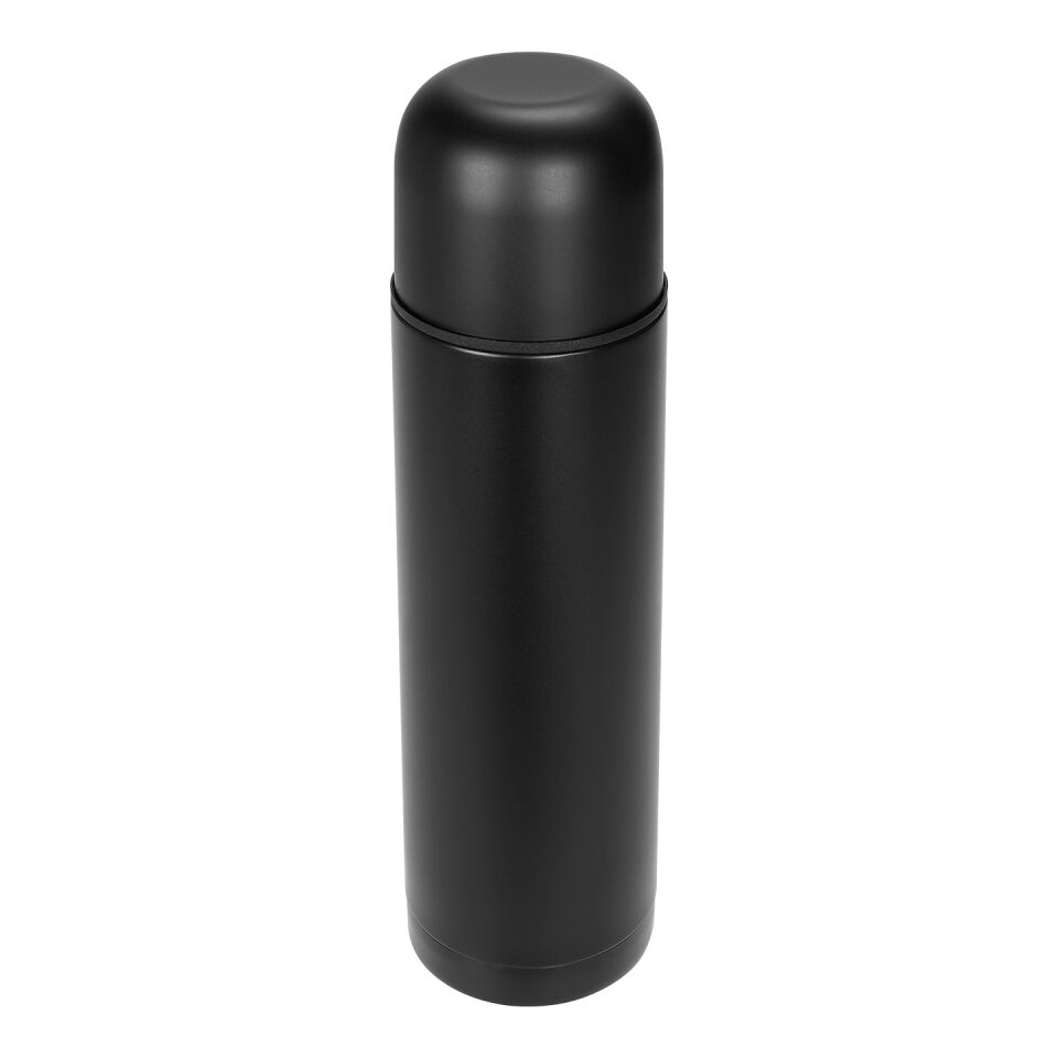 S-link Sl-tm1976 Mat Siyah 500ml Iç 304 Dış 201 Paslanmaz Çelik Termos Kupa