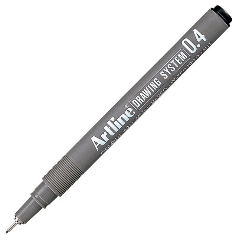 Artline Drawing System 0.4 Çizim Kalemi Uç:0,4mm Siyah Lv-a-ek-234 Black