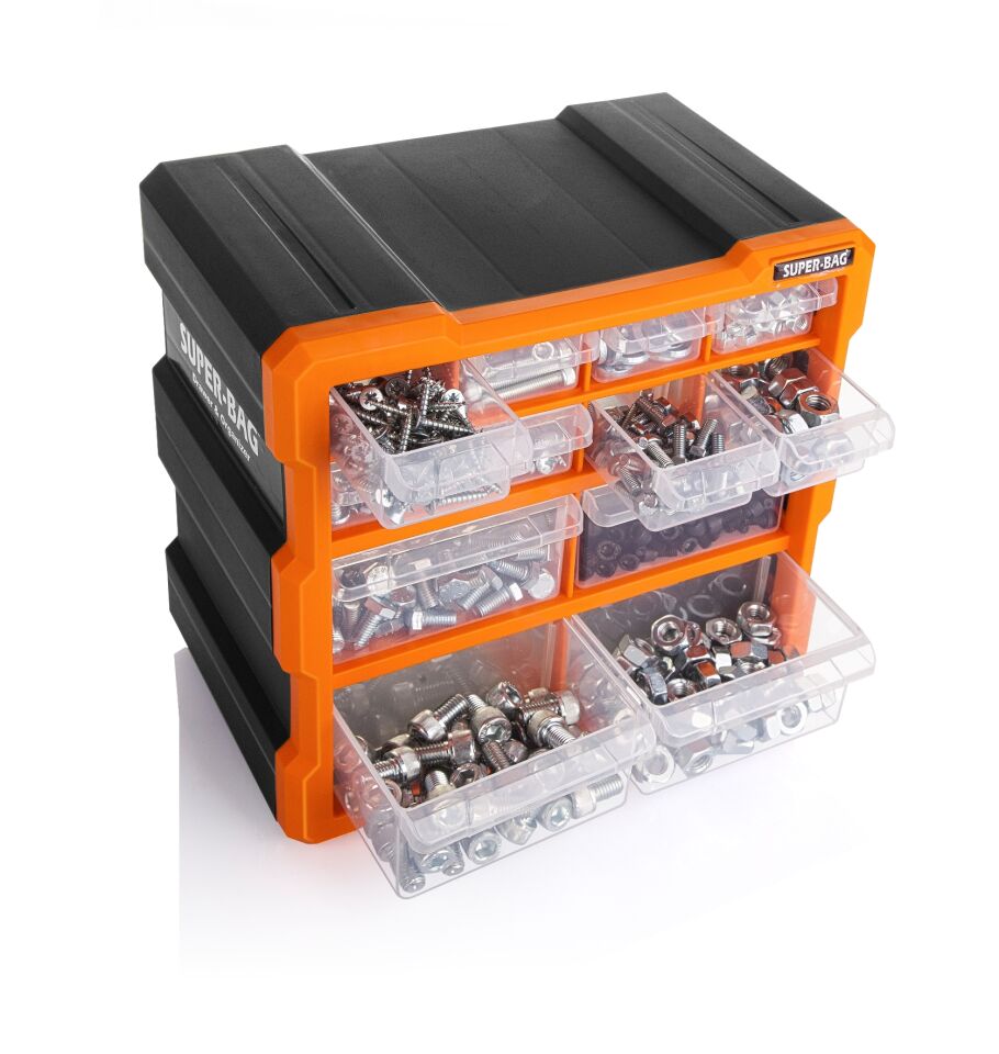 Asrın Asr-6007 12 Li Küçük Monoblok Çekmece (26,2x15,7x26,7 Cm)