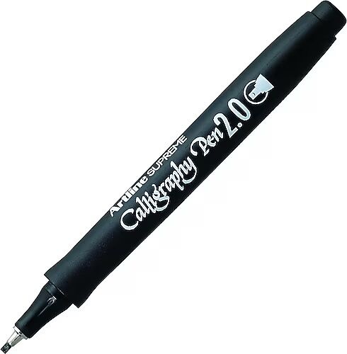Artline Supreme Calligraphy Pen 2.0 Kaligrafi Kalemi Uç:2,0mm Siyah Lv-a-epf-242 Black