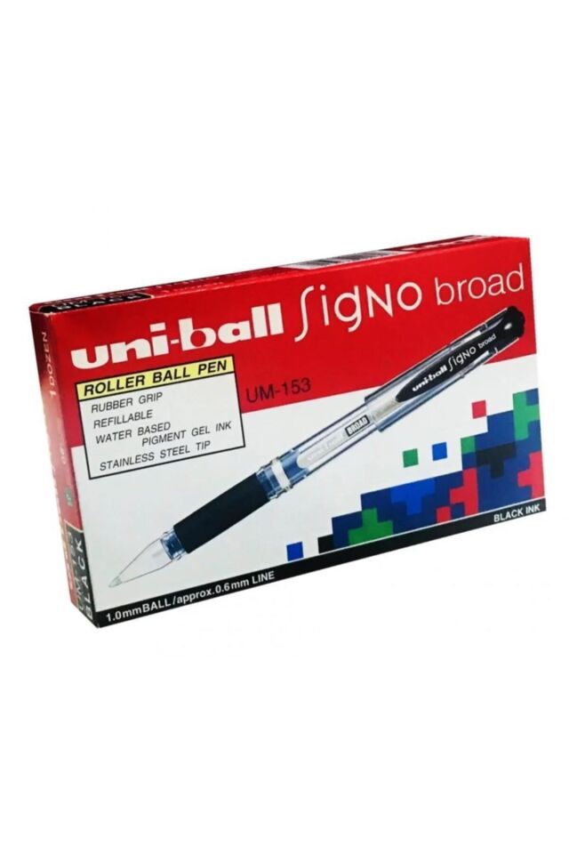 Uniball Signo Broad 1.0 İmza Kalemi Siyah Um-153