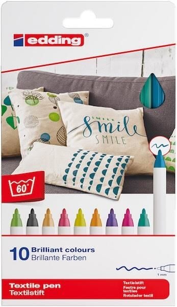 Edding E-4600 Kumas Boyama Kalemi 10'lu Basıc Ed4600k1099basıc