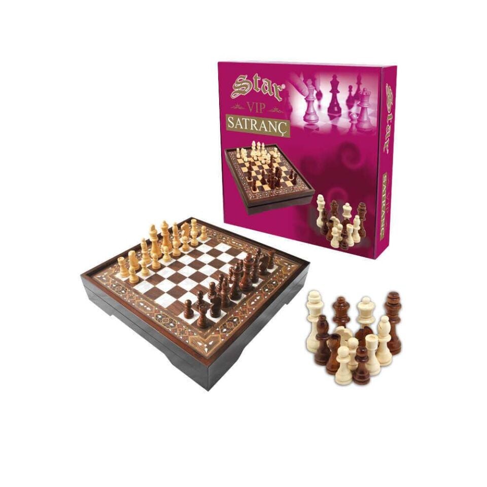 Star Vip Satranç Setı Sedef Büyük 1050446
