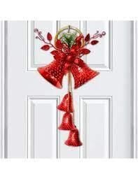 Nedi Kapı Süsü 3 Lü Çan Kırmızı-ğümüş-altın Nedi-as37