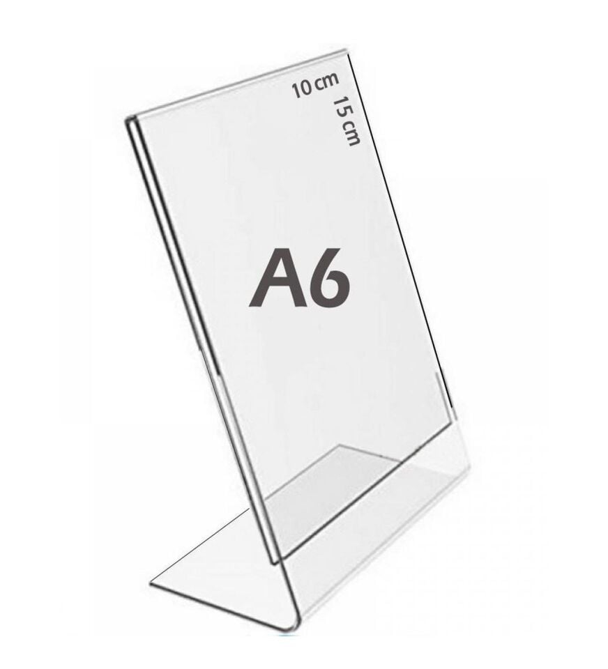 Hyt Flexi A6 L Tipi Dikey ( 105x155 Mm ) Şeffaf
