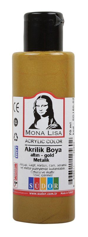 Monalisa Akrilik Boya 70 Ml Altın Sd160-02