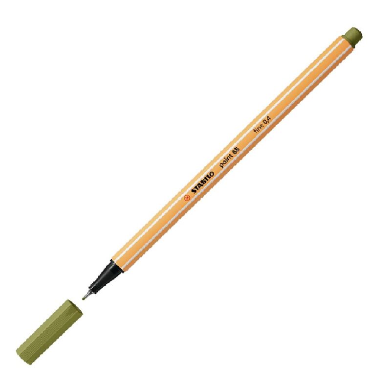 Stabilo Point 88 Keçe Uçlu Kalem 0,4 Mm - Bataklık Yeşili 88/37