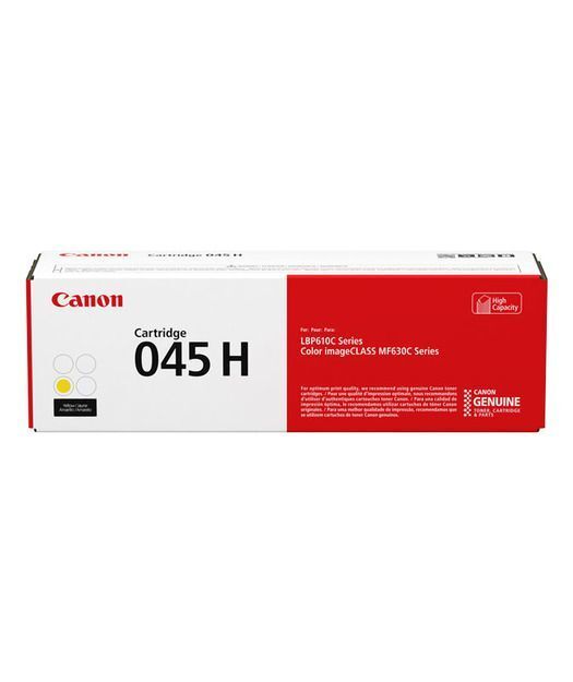 Canon Crg-045h Y Yellow Sarı 2.200 Sayfa Yüksek Kapasite Toner Mf635-631 Lbp613