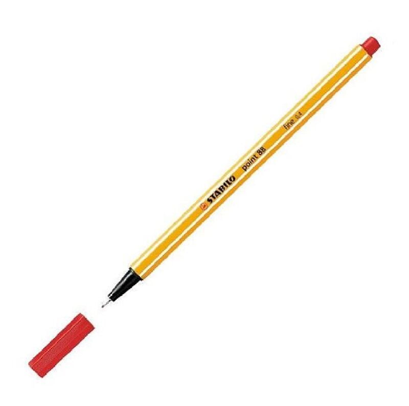 Stabilo Point 88 Keçe Uçlu Kalem 0,4 Mm - Kırmızı 88/40