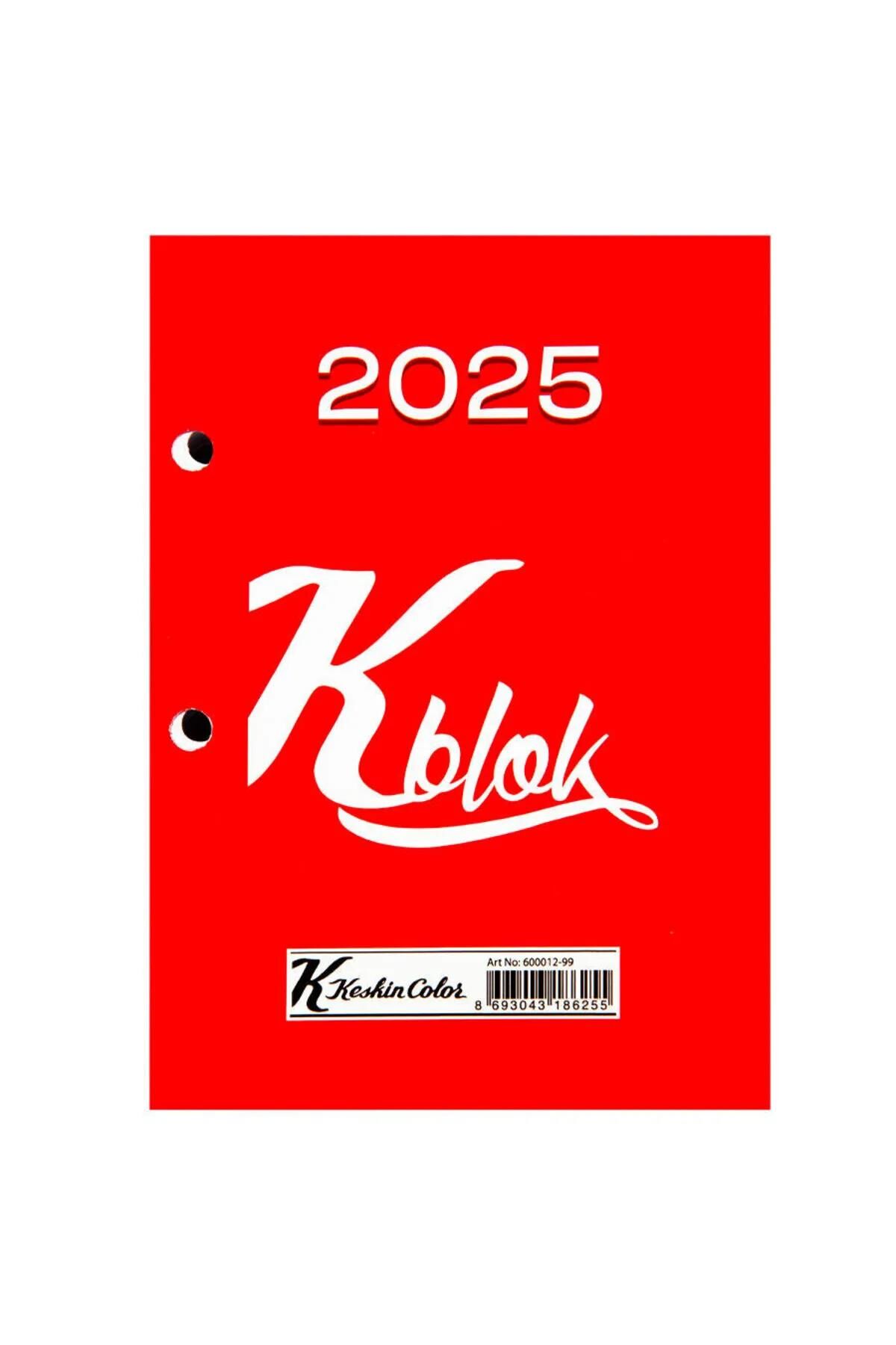 Keskin Color Günlük Masa Takvimi Karton Blok 600012-99 ( 2025 )