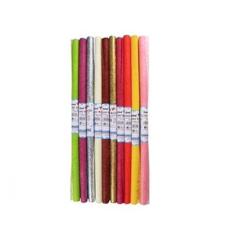 Lino Elyaf Kağıt Simli 6 Renk 60x60 Cm Kun3924