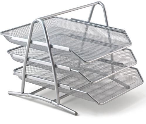 Bion Perfore 3 Lü Evrak Rafı Gri 9304