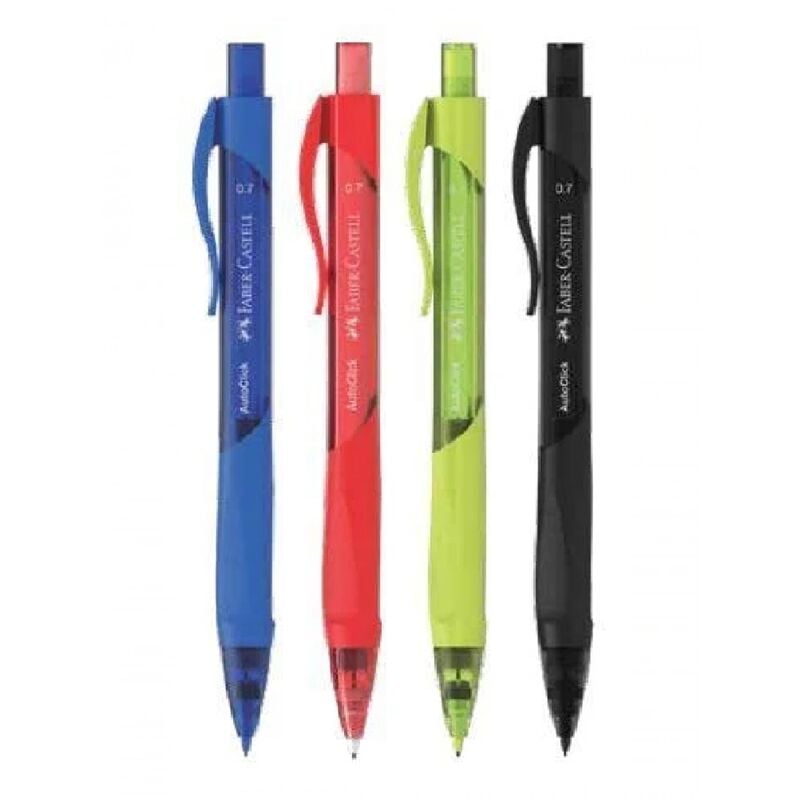 Faber Castell Versatil Kalem 0,7 Mm Autoclick Renkli Gövde 14557
