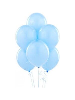 Nedi Balon Düz Renk Açık Mavi 100 Lü İç Mekan