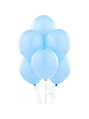 Nedi Balon Düz Renk Açık Mavi 100 Lü İç Mekan