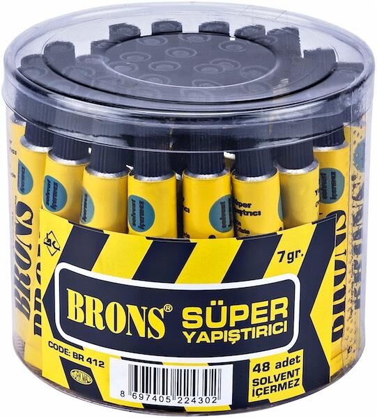 Brons Sıvı Yapıştırıcı 7 Gr Solventsiz Br-412