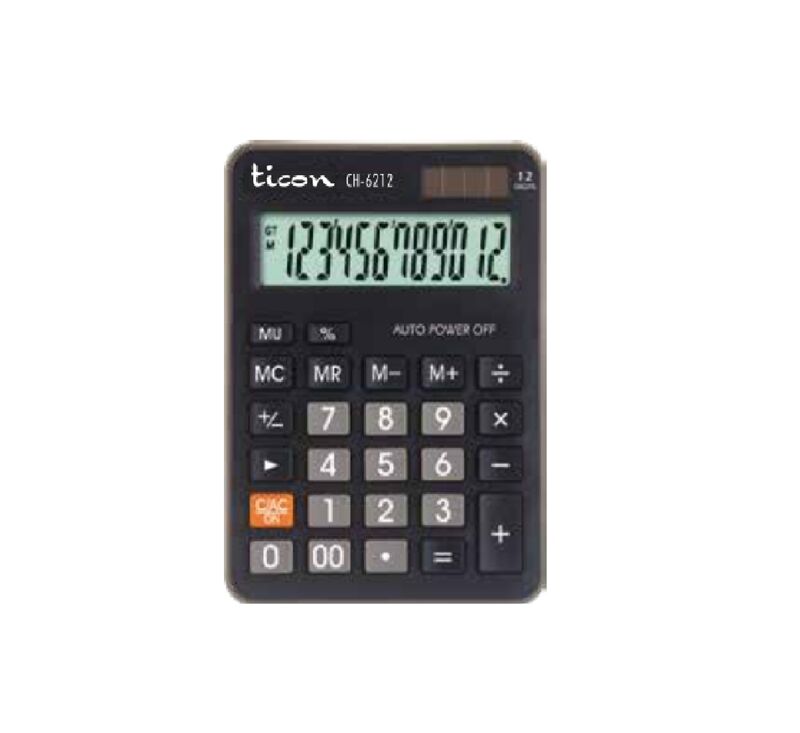 Ticon Hesap Makinası Masaüstü 12 Hane Ch-6212