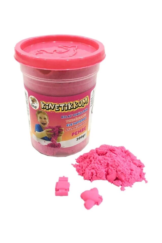 Lino Kinetik Kum 200 Gr Pembe Ln-200-p
