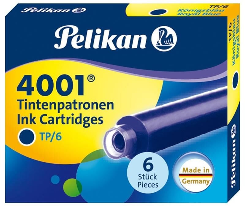 Pelikan Dolma Kalem Kartuşu 6'lı Royal Mavi P-301176