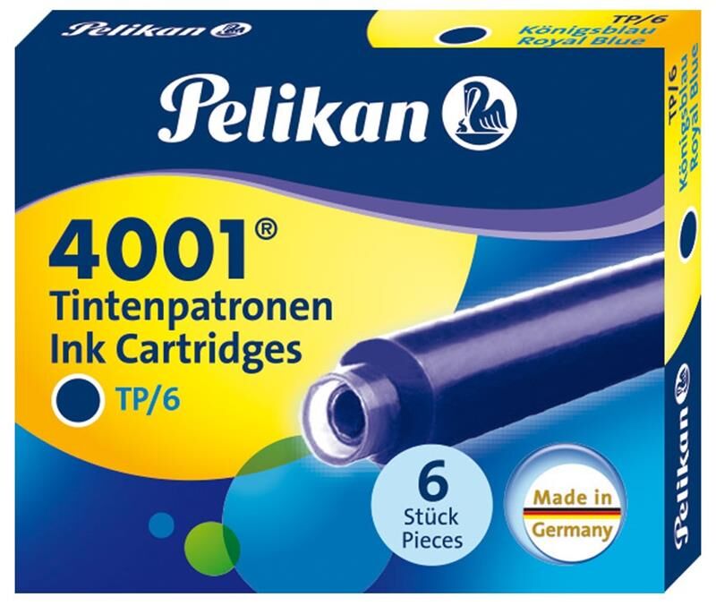Pelikan Dolma Kalem Kartuşu 6'lı Royal Mavi P-301176