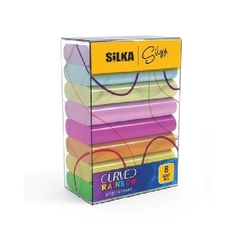 Silka Curved Raınbow Sılgı 8'li Sg.51