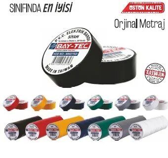 Bay-tec Mk0770 Kırmızı 10lu Elektrik Bandı