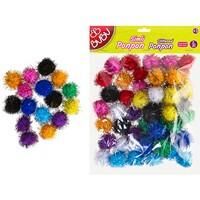 Bu-bu Pon Pon Simli 3 Cm 50'li Paket 00113