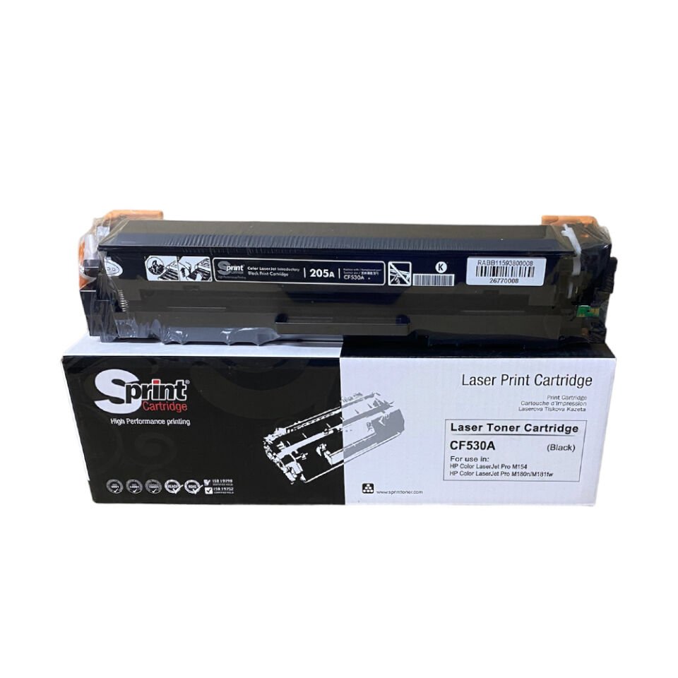 S Print Cf530a (205a) Black Toner (1.1k*) Sp10-205b