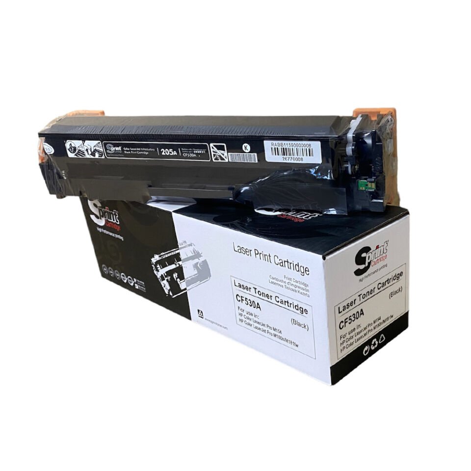 S Print Cf530a (205a) Black Toner (1.1k*) Sp10-205b