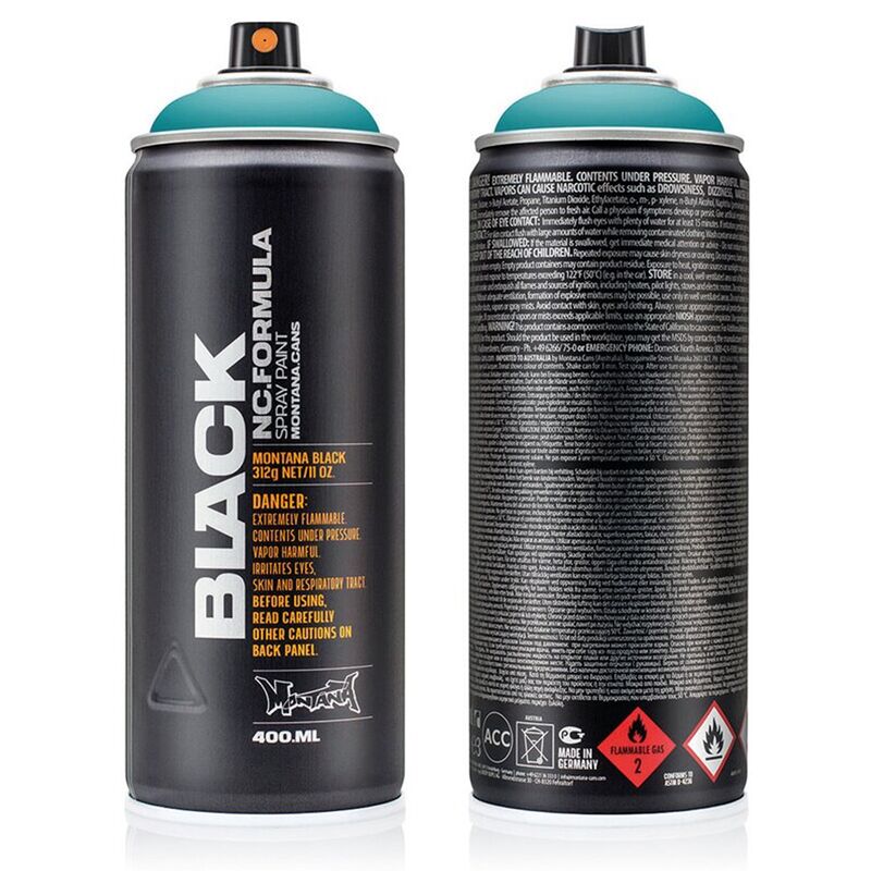 Montana Black Sprey Boya 400ml Mermaid Blk6150 Lv-mo-264054