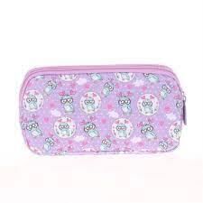 Kaukko Kıds&love 3 Bölmeli Kalem Çantası (pullu-rugan Owl) L8101