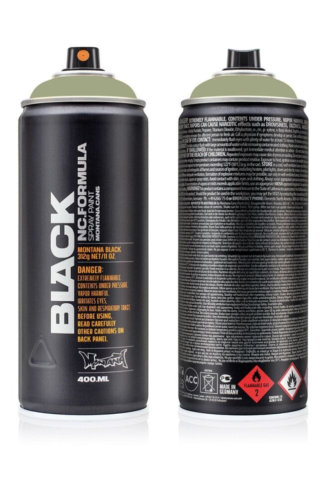 Montana Black Sprey Boya 400ml Hannibal Blk6910 Lv-mo-264276