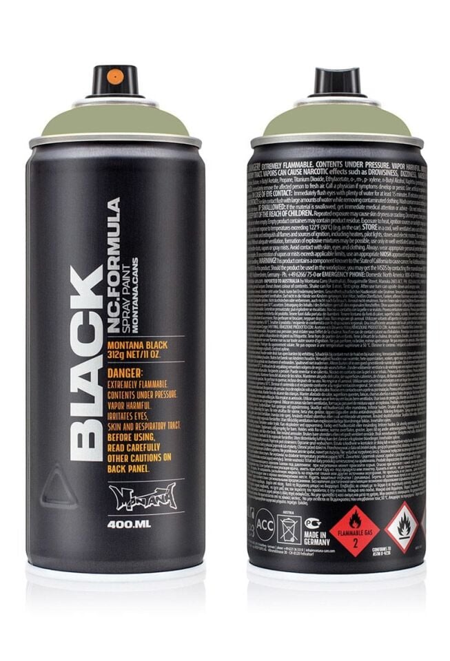 Montana Black Sprey Boya 400ml Hannibal Blk6910 Lv-mo-264276