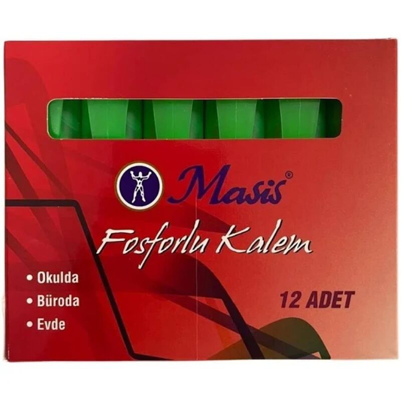 Masis Fosforlu Kalem Yeşil H708 H708-12y