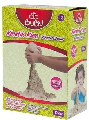 Bu-bu Oyun Kinetik Kumu 500 Gr. Natural Ku0001