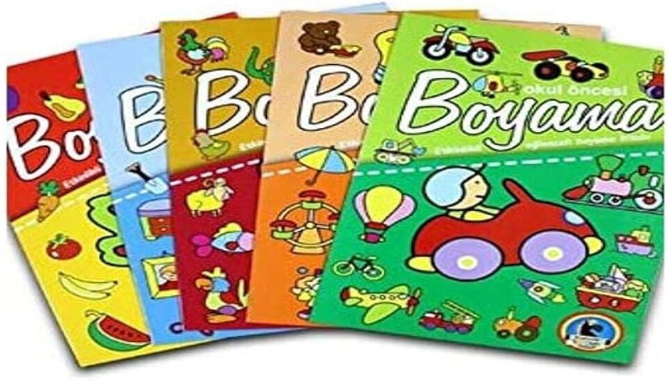 Karatay Çocuk Okul Öncesi Boyama Kitabı Mega Boy