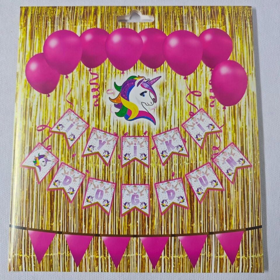 Nedi Oynar Yazı Kırlangıç İyiki Doğdun Unıcorn 4101