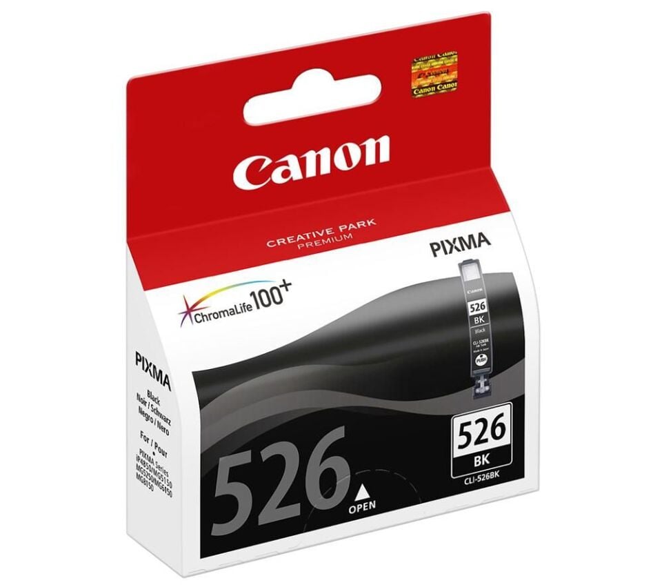 Canon Cli-526bk Black Siyah Mürekkep Kartuş Ix6550 Mg5150-5250-5350-6150