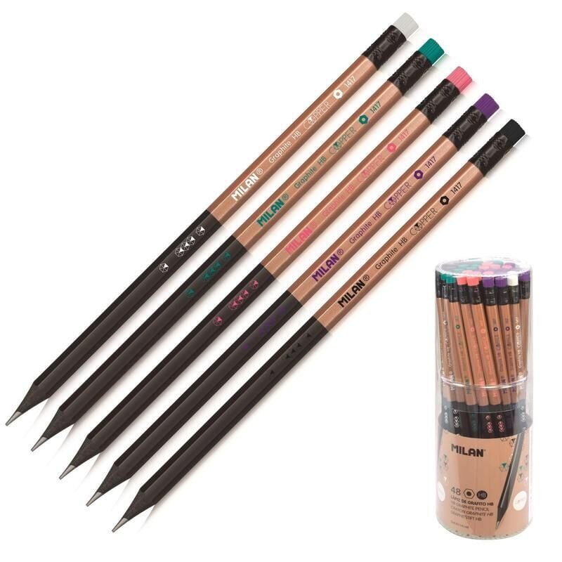 Milan Kurşun Kalem Hb Copper Köşeli 0714148