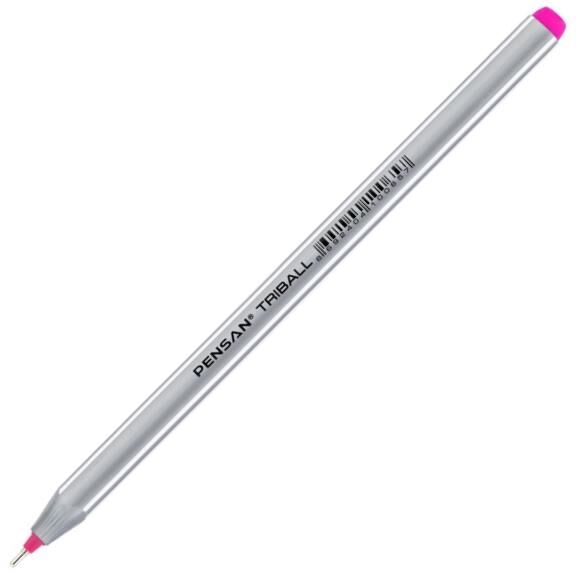 Pensan Tükenmez Kalem 1,00 Mm Triball Pembe Pe01003tkpe