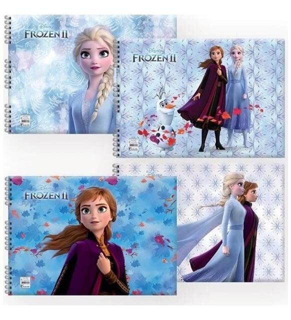 Keskin Color Resim Defteri 17x24 Cm Pp Kapak Spiralli 24 Yp. Frozen 301200-92