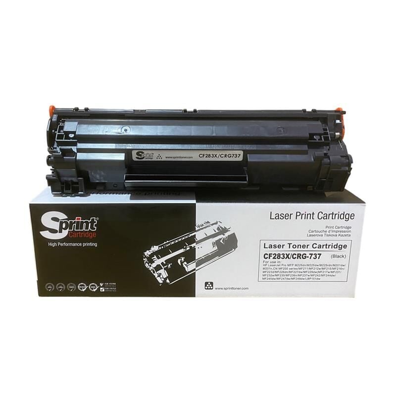 S Print Crg-737 / Cf283x Siyah Toner Sp40-737