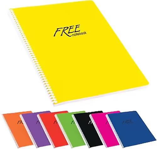 Keskin Color Defter A4 120 Yp. Çizgili Pp Kapak Spiralli Free 320451-99
