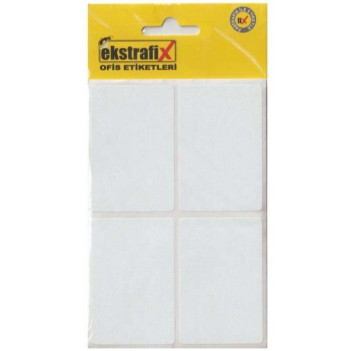 Ekstrafix Ofis Etiketi 10'lu Beyaz 56x37 Mm ( Sc-005 B )