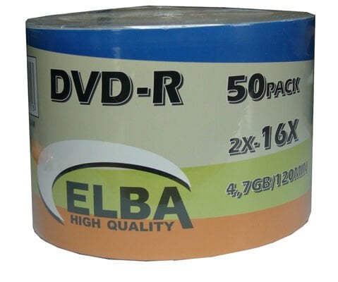 Elba Dvd-r 50li 4,7gb-120min 16x Shrink