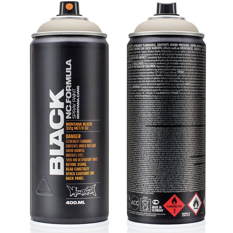 Montana Black Sprey Boya 400ml Gambetta Blk7110 Lv-mo-321641