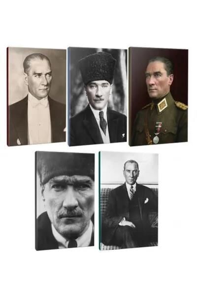 Keskin Color Defter A4 60 Yp. Kareli Pp Kapak Dikişli Atatürk 322542-99