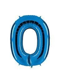 Balonevi Folyo Balon 32'' 65 Cm Rakam Mavi ( 0 )