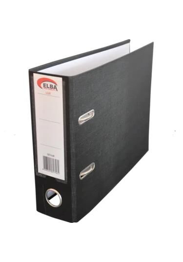 Elba Plastik Büro Klasörü Telgraf Geniş Siyah Elb-66863