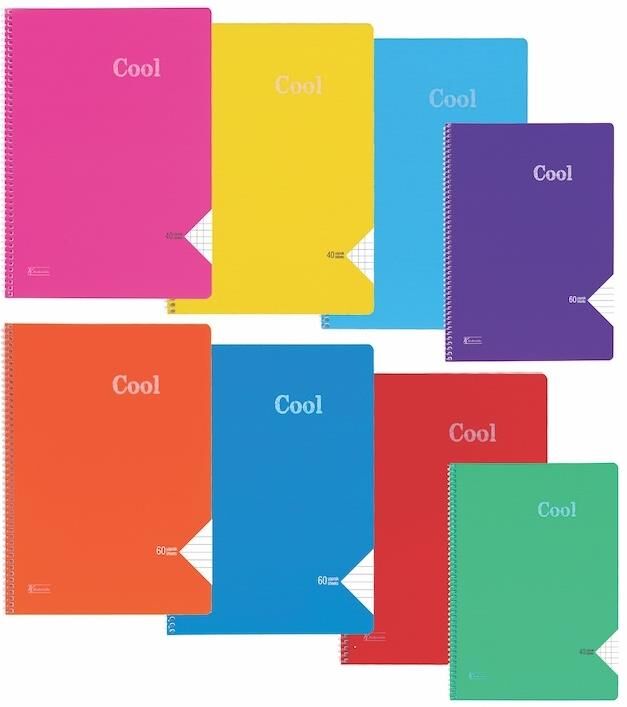 Keskin Color Defter A5 72 Yp. Kareli Pp Kapak Spiralli Cool 450722-99